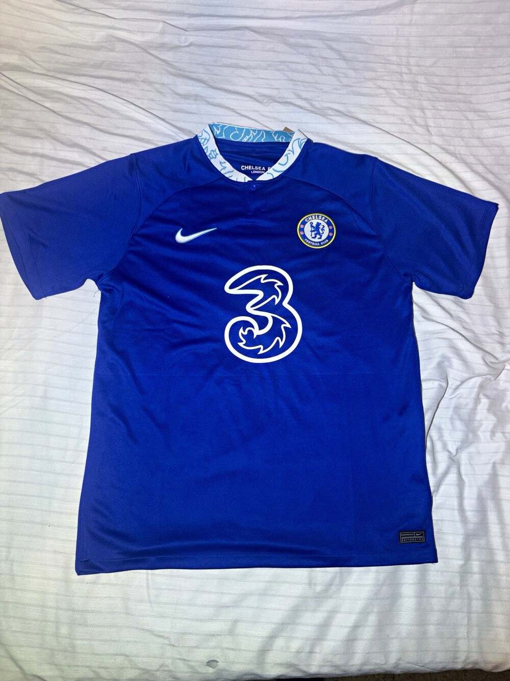 Nike Chelsea FC London Dri-FIT Soccer Jersey Blue/White Men’s XXL